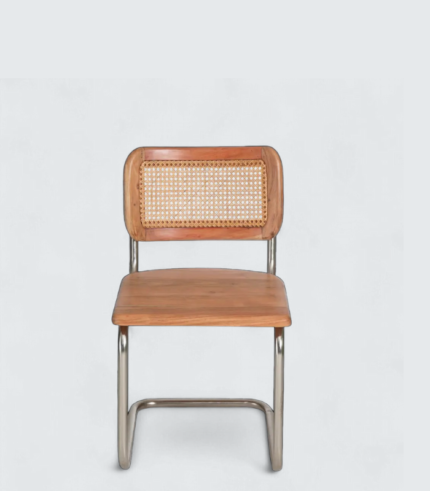 Samyog Living Solid wood & canework Dining Chair 14