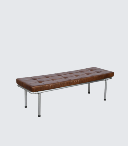 Samyog Living Artificial Leather Iron Bench 5