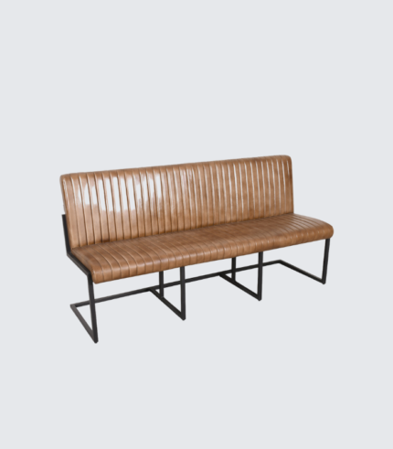 Samyog Living Artificial Leather Iron Bench 1