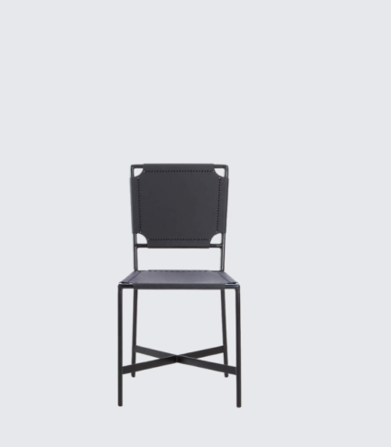 Samyog Living Artificial leather - steel Leather Dining Chair 14