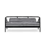 Black Three Seater Sofa - Image 2
