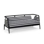 Black Three Seater Sofa