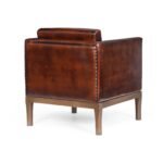 Samatva One Seater Leather Sofa - Image 2