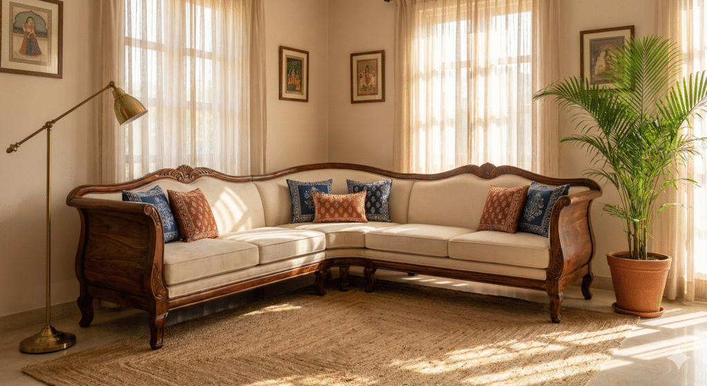 wooden sofa set designs indian style