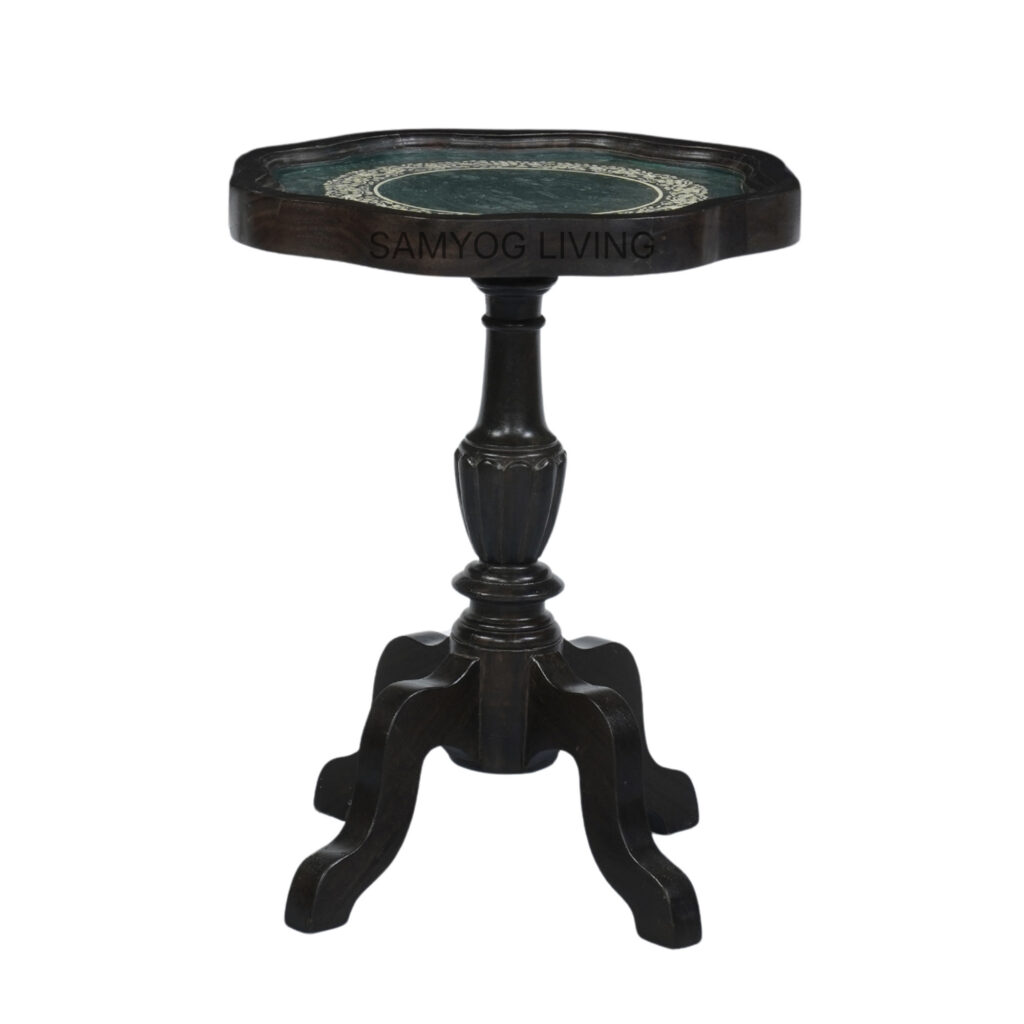 Amaya Hand Painted End Table