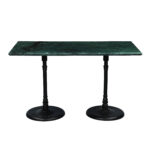Willow Green Marble Rectangle Dining Table