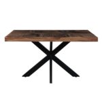 Elite Cross-Frame Dining Table - Image 2