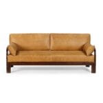 Sabi Three Seater Wooden Sofa - Image 3