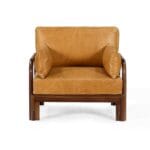 Sabi One Seater Wooden Sofa - Image 2
