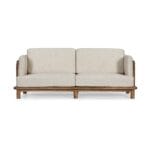 Kiara Three Seater Wooden Sofa - Image 2