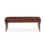 Samatva Leather Bench