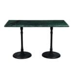 Willow Green Marble Rectangle Dining Table