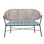 Azure Coastal Rope Bench - Image 2