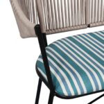 Azure Coastal Rope Bench - Image 4