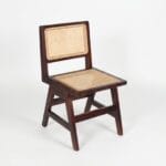 Chandigarh wooden dining chair with woven cane back and seat by Samyog Living
