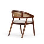 Derby wooden dining chair studio view on a white background