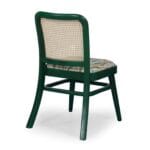 Goa wooden dining chair studio angled view on a white background