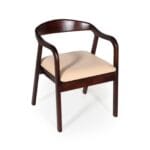Rena dining armchair studio angled view on a white background
